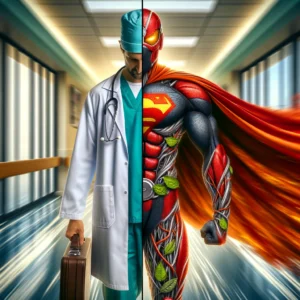 physician heroes by DALLE