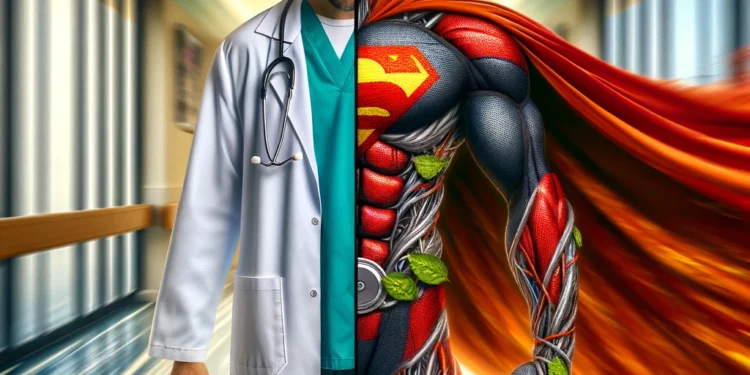 physician heroes by DALLE